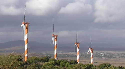 Wind Turbines in the Golan Heights